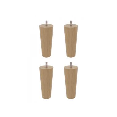 Gambe Legno Set 4 Pezzi | Bizzotto