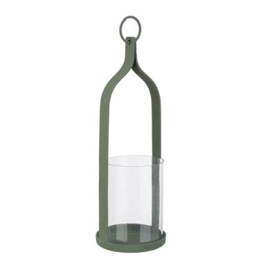 Portacandela 1P Ridhi Verde cm.H30 | Bizzotto