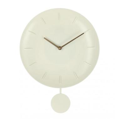 Orologio Parete Jair Avorio con Pendolo | Bizzotto