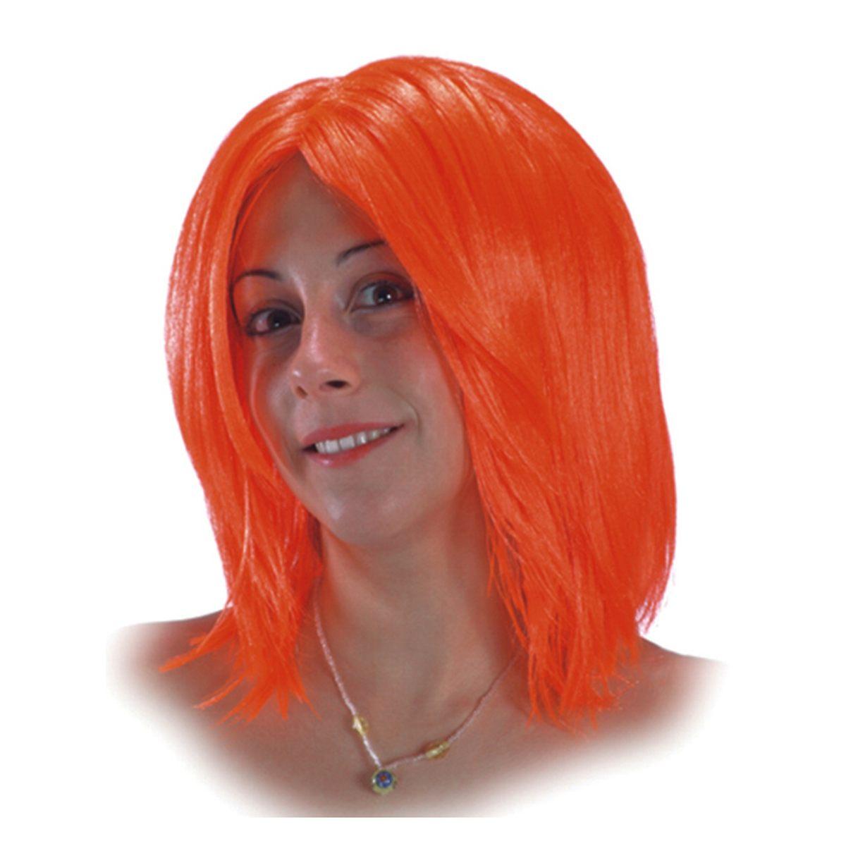 Parrucca Monella Fluo Liscia 4 Colori |Carnival Toys