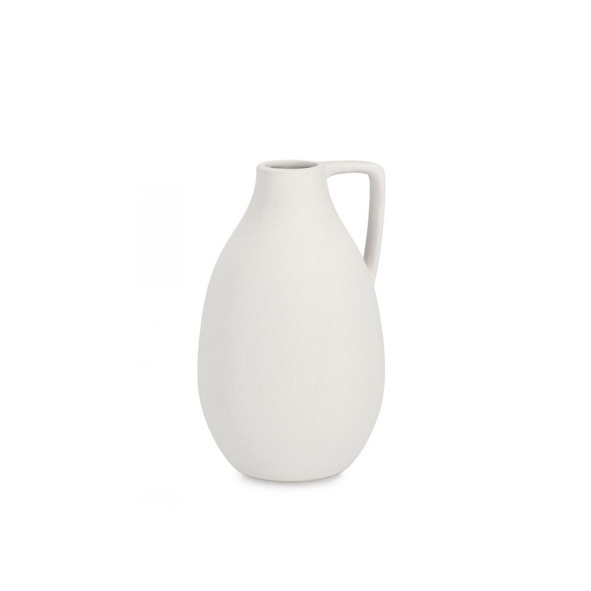 Vaso Freyr To Porc Bianco Sabbiato cm.H24 | Bizzotto