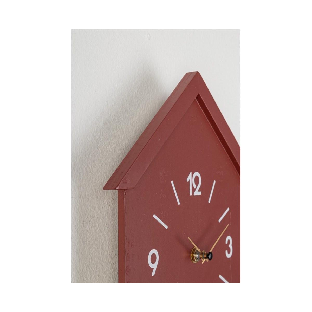 Orologio Parete Home Mattone con Pen cm.H37,5 | Bizzotto