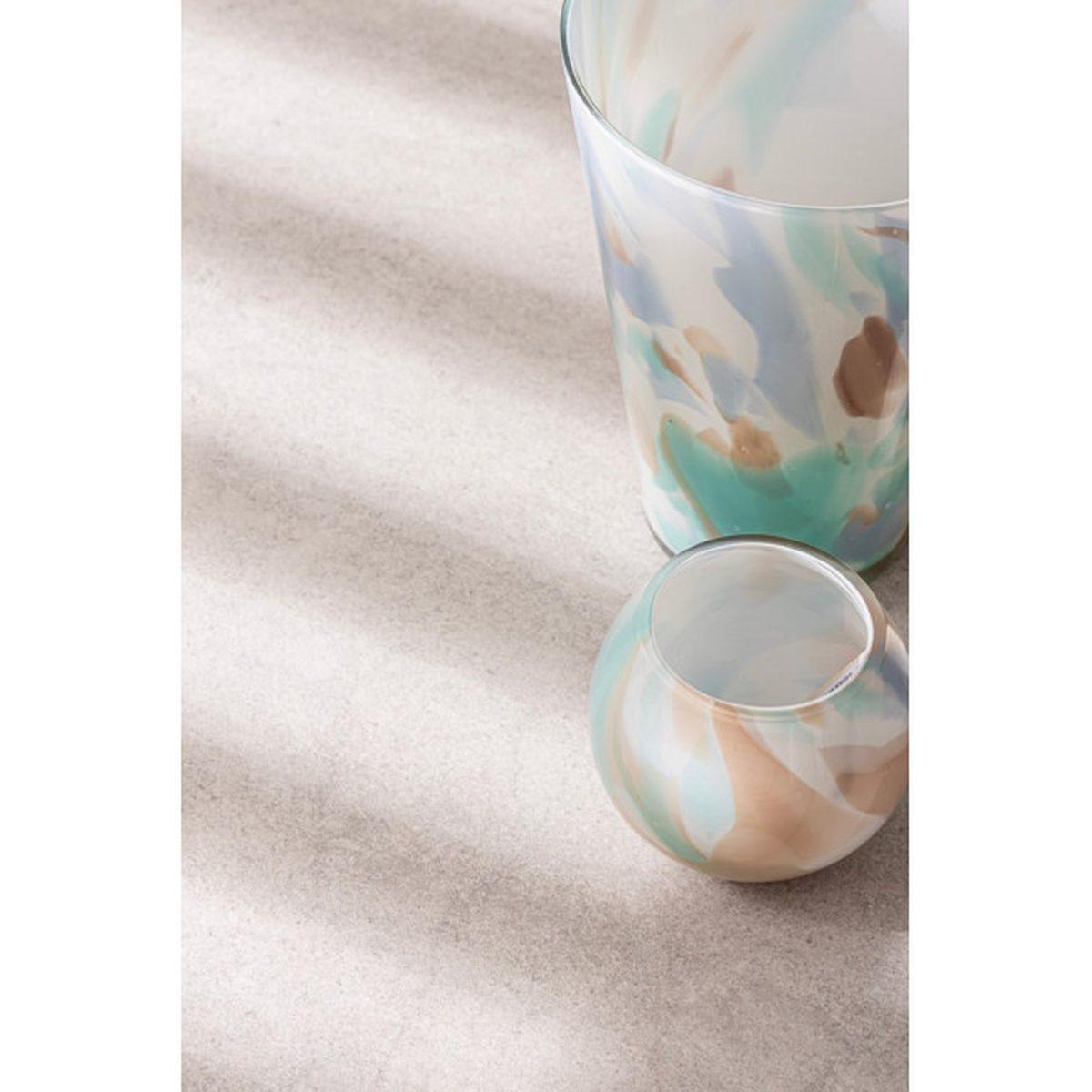 Portacandela Matara Vetro Azz Mar Lucido cm.Ã?11,5 | Bizzotto