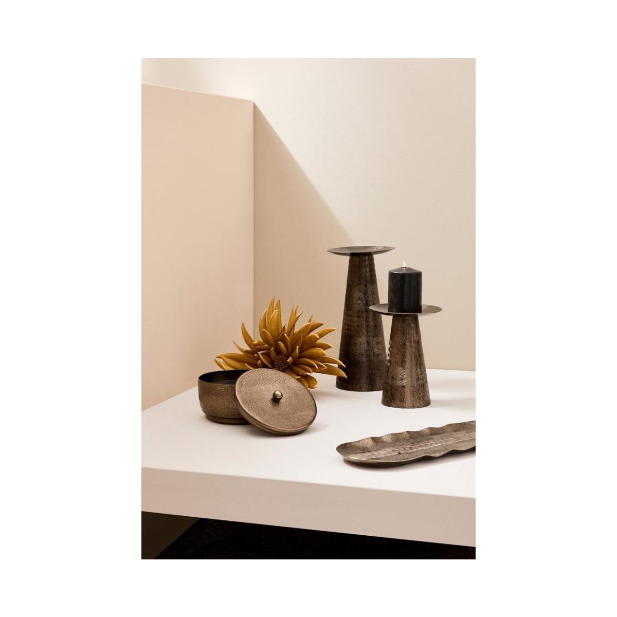 Vassoio Decorativo Clamp Nero cm.40x13,5 | Bizzotto