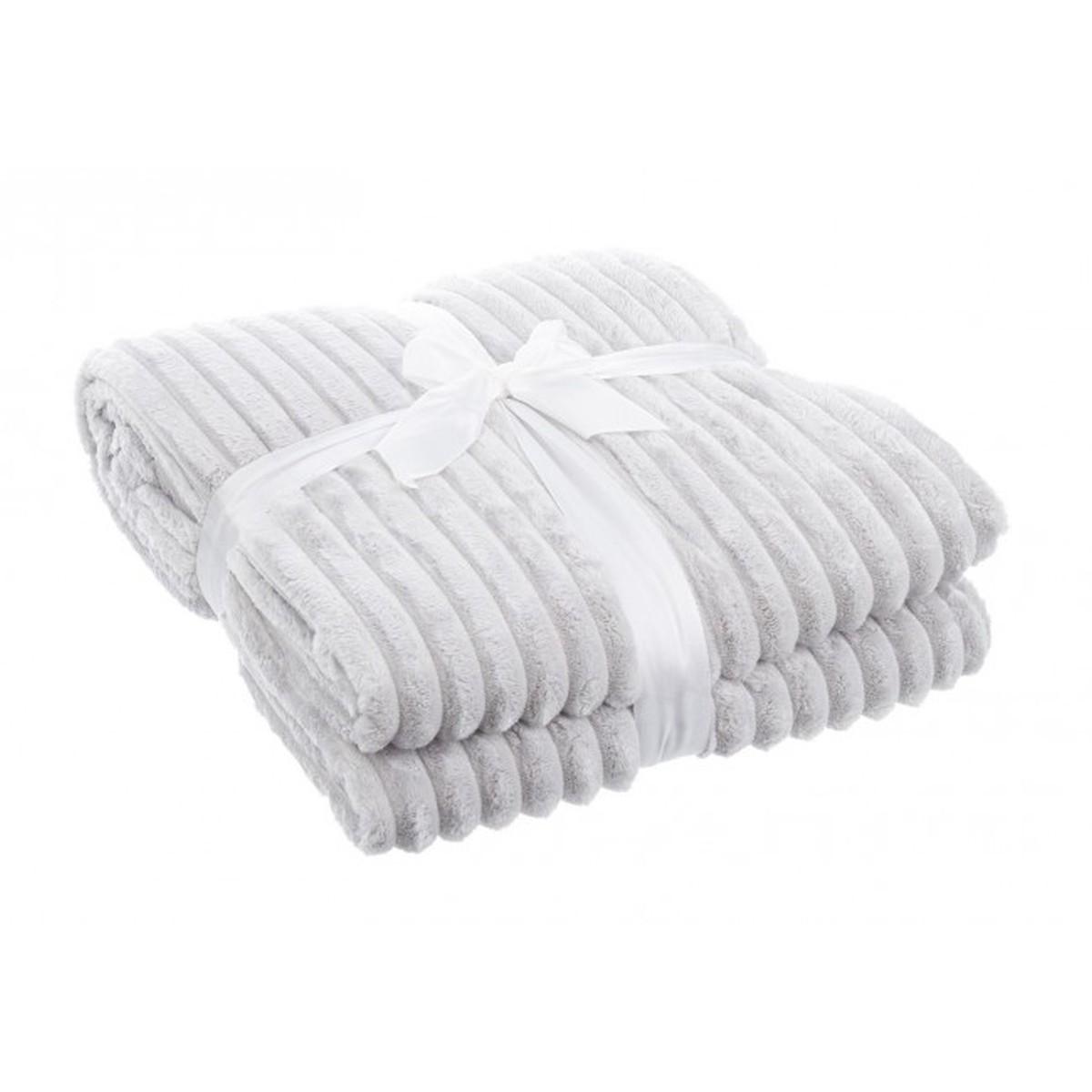 Plaid Rachele Silver cm.150x200 | Bizzotto