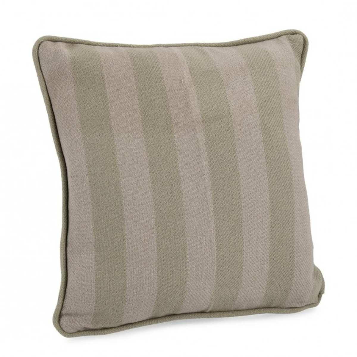 Cuscino Kenny Righe Verde-Perla 43x43 | Bizzotto