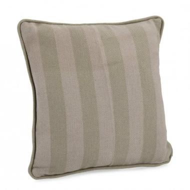 Cuscino Kenny Righe Verde-Perla 43x43 | Bizzotto