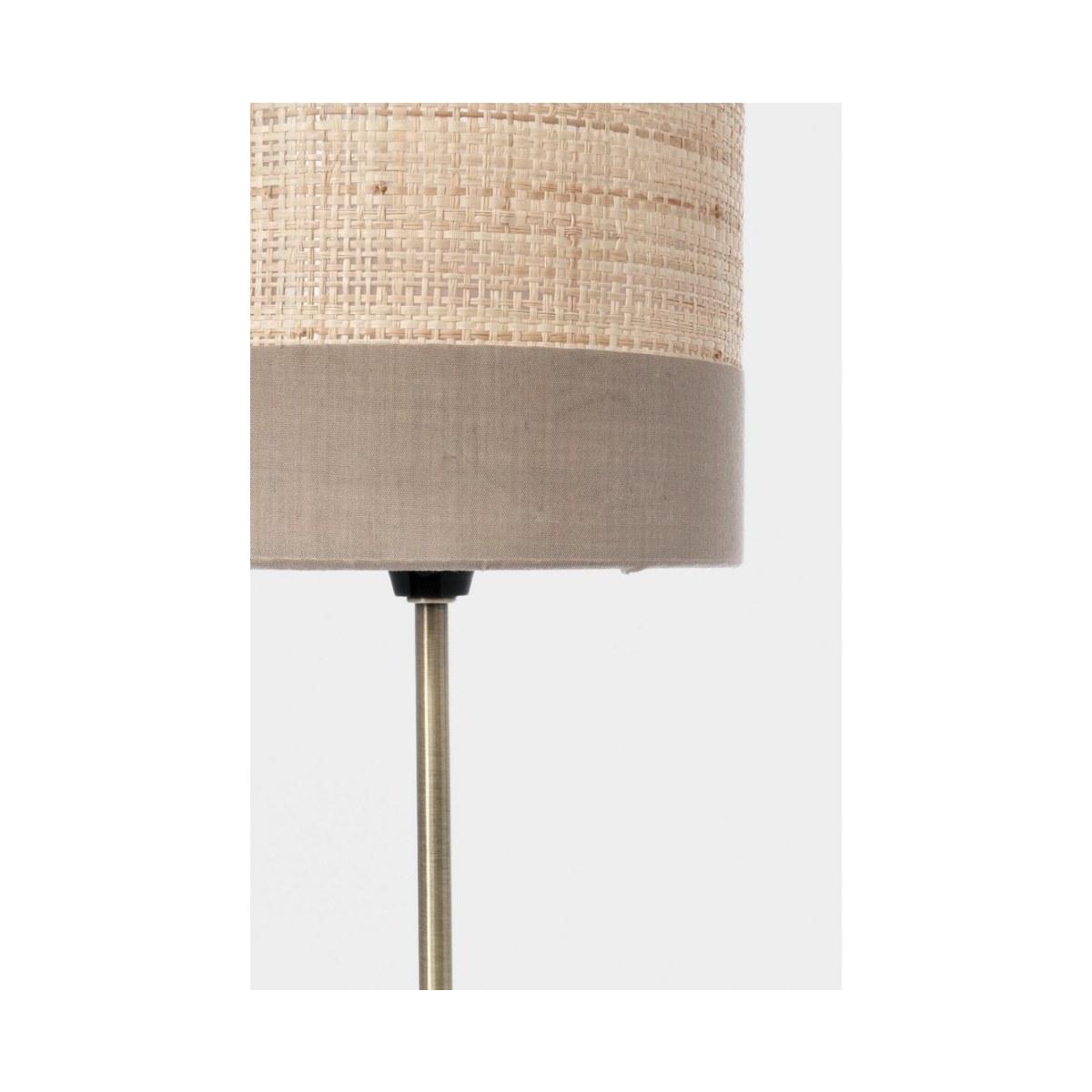 Lampada Tavolo Aylen Nat-Beige cm.H39 | Bizzotto