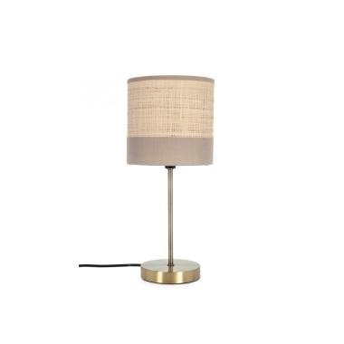Lampada Tavolo Aylen Nat-Beige cm.H39 | Bizzotto