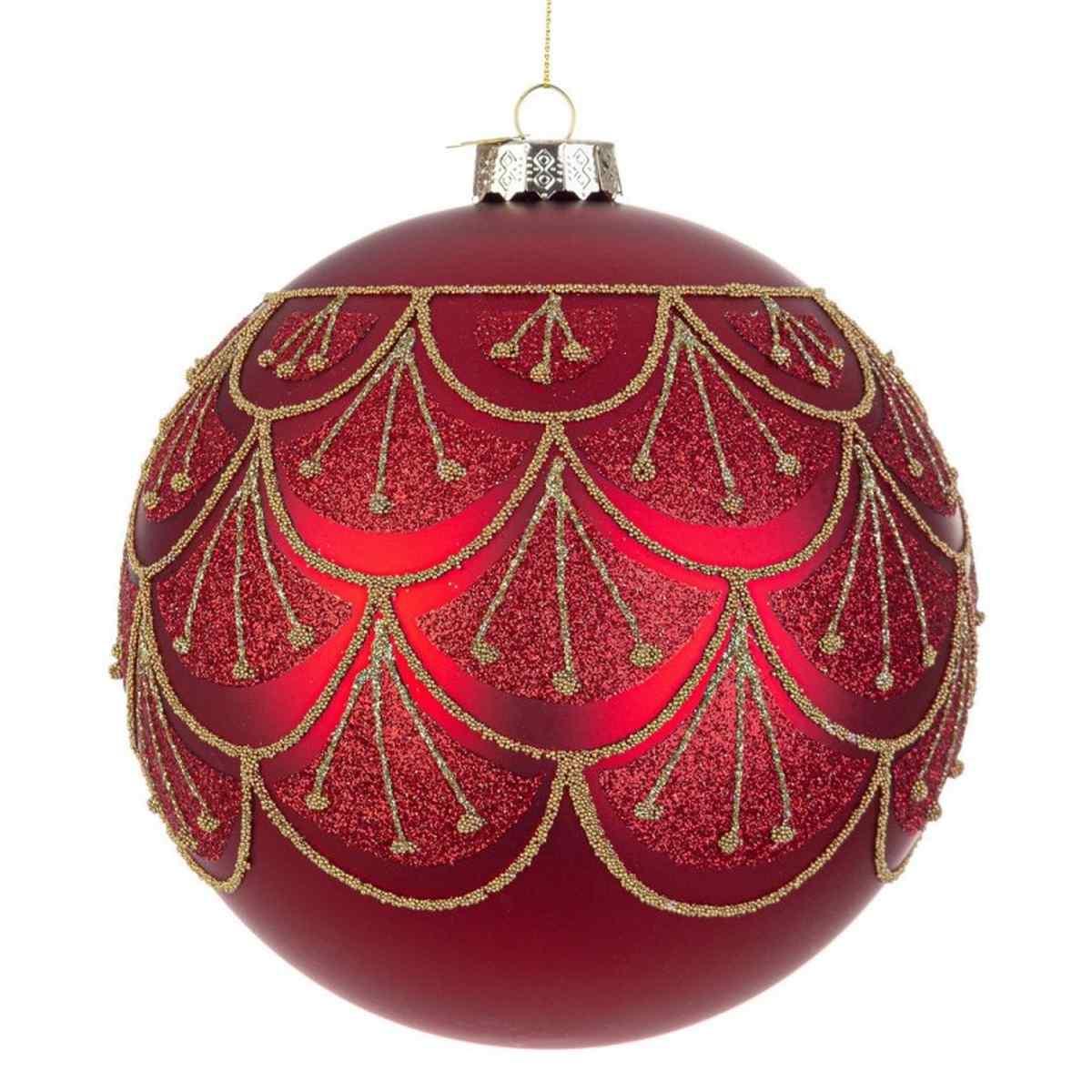 Sfera Vetro Winslows Rosso Sc cm.Ã?15 | Bizzotto