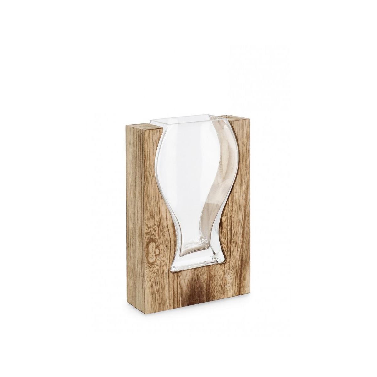 Vaso Vetro Medea Nat cm.H25 | Bizzotto