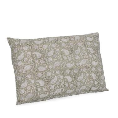 Cuscino Heloise Bianco-Verde 40x60 | Bizzotto