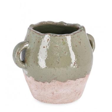 Vaso Orfeo Anfora Verde cm.H17 | Bizzotto