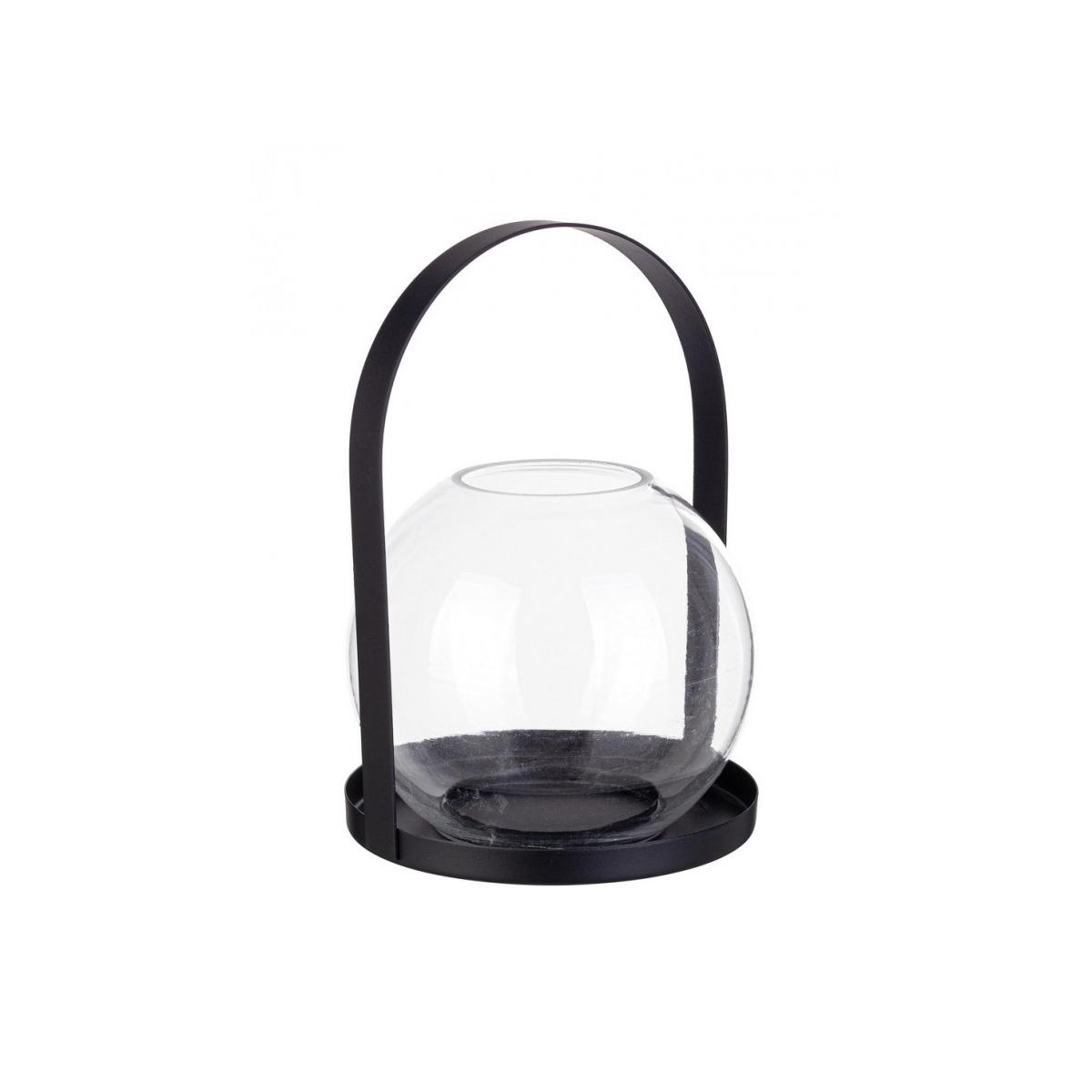 Portacandela Merope Nero cm.Ã?12,5 | Bizzotto