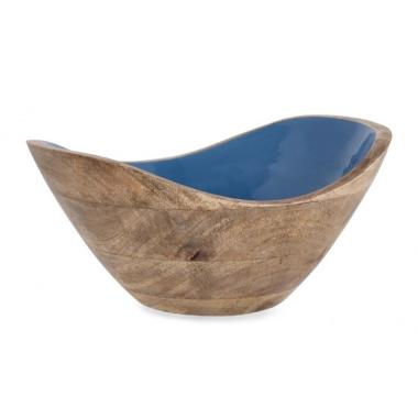 Ciotola Knossos Irregolare Blu cm.Ã?24x11,5H | Bizzotto