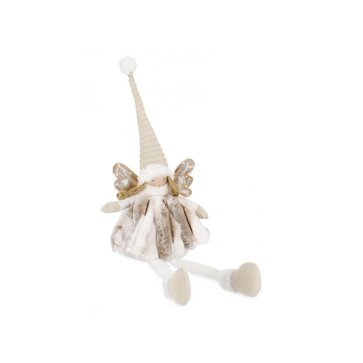 Angelo Belen Bianco-Beige Legs con LED | Bizzotto