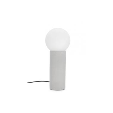 Lampada Tavolo Jael Cil Cr Argilla cm.H35,5 | Bizzotto