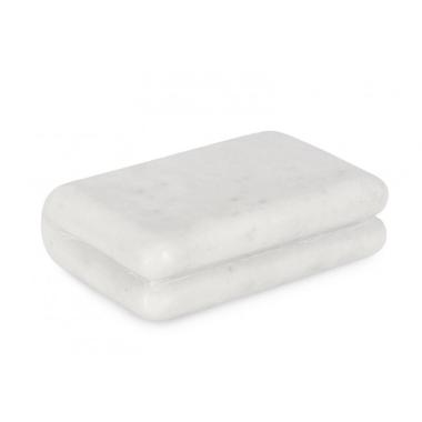 Decorazione Kandy Marmo Bianco cm.18x12,5 | Bizzotto