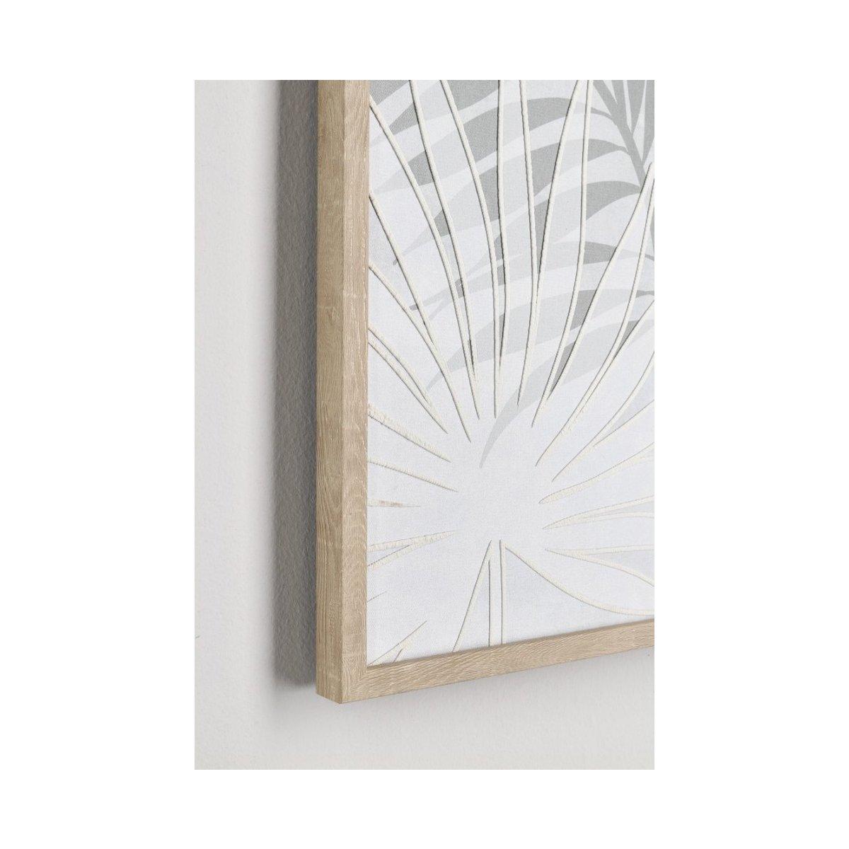 Quadro con Cornice Fritz 237726 Foglie cm.45x60 | Bizzotto