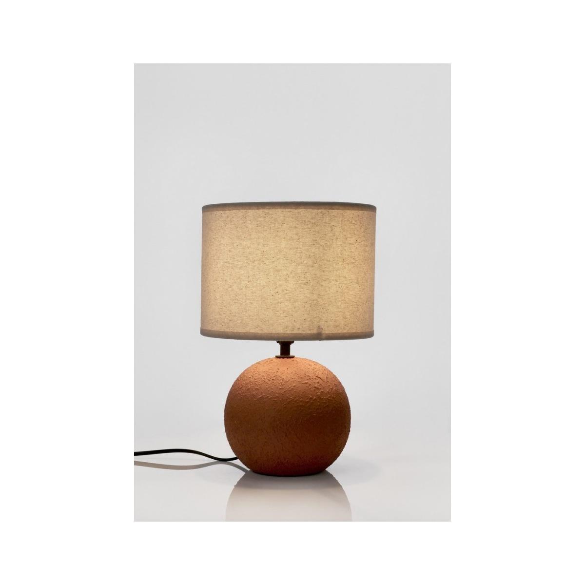 Lampada Tavolo Irvin To Cr Terracotta cm.H32 | Bizzotto