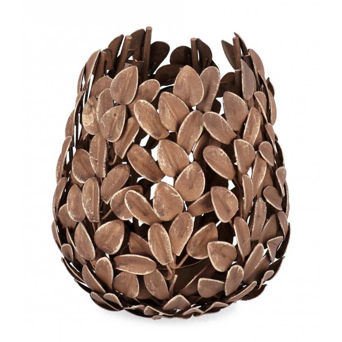 Portacandela Harriet Bomb Marrone L | Bizzotto