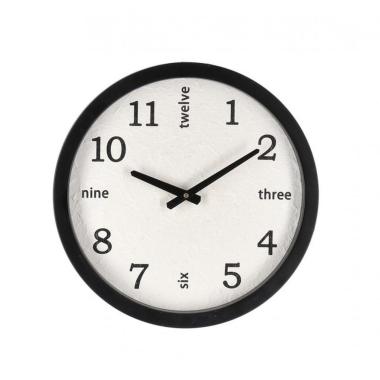 Orologio Parete Eklin Nero cm.Ã?40 | Bizzotto