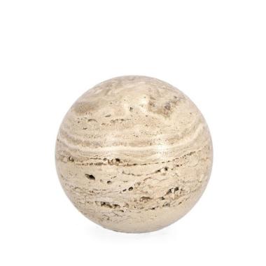 Decorazione Tikar Sfera Marmo Beige cm.Ã?7 | Bizzotto