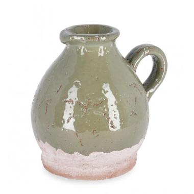 Vaso Orfeo Brocca Verde cm.H20 | Bizzotto