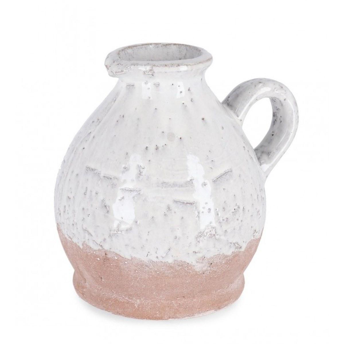 Vaso Orfeo Brocca Bianco cm.H20 | Bizzotto