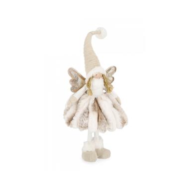 Angelo Belen Stand Bianco-Beige con LED | Bizzotto