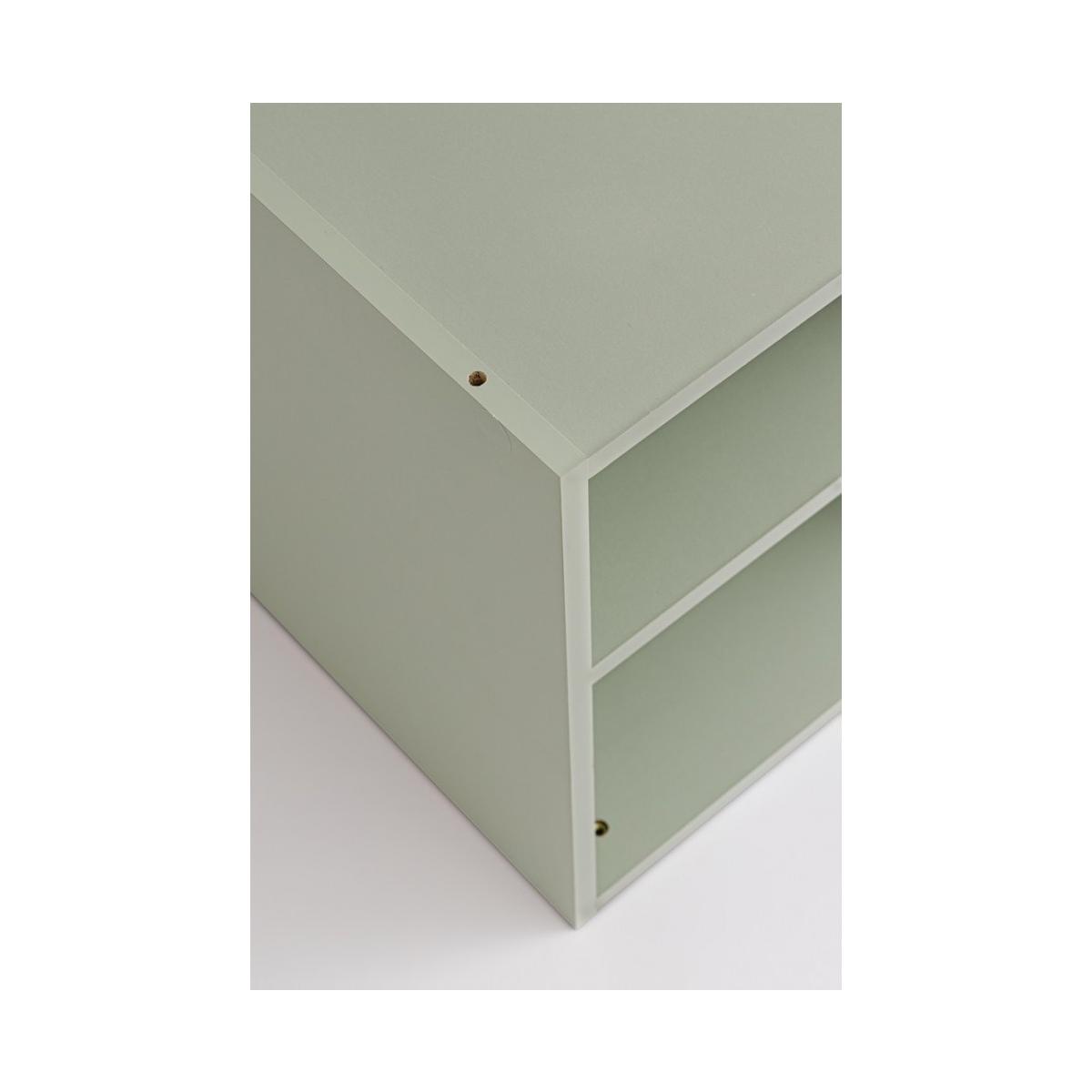 Cubo con Mensola Composite Pro Verde Salvia | Bizzotto