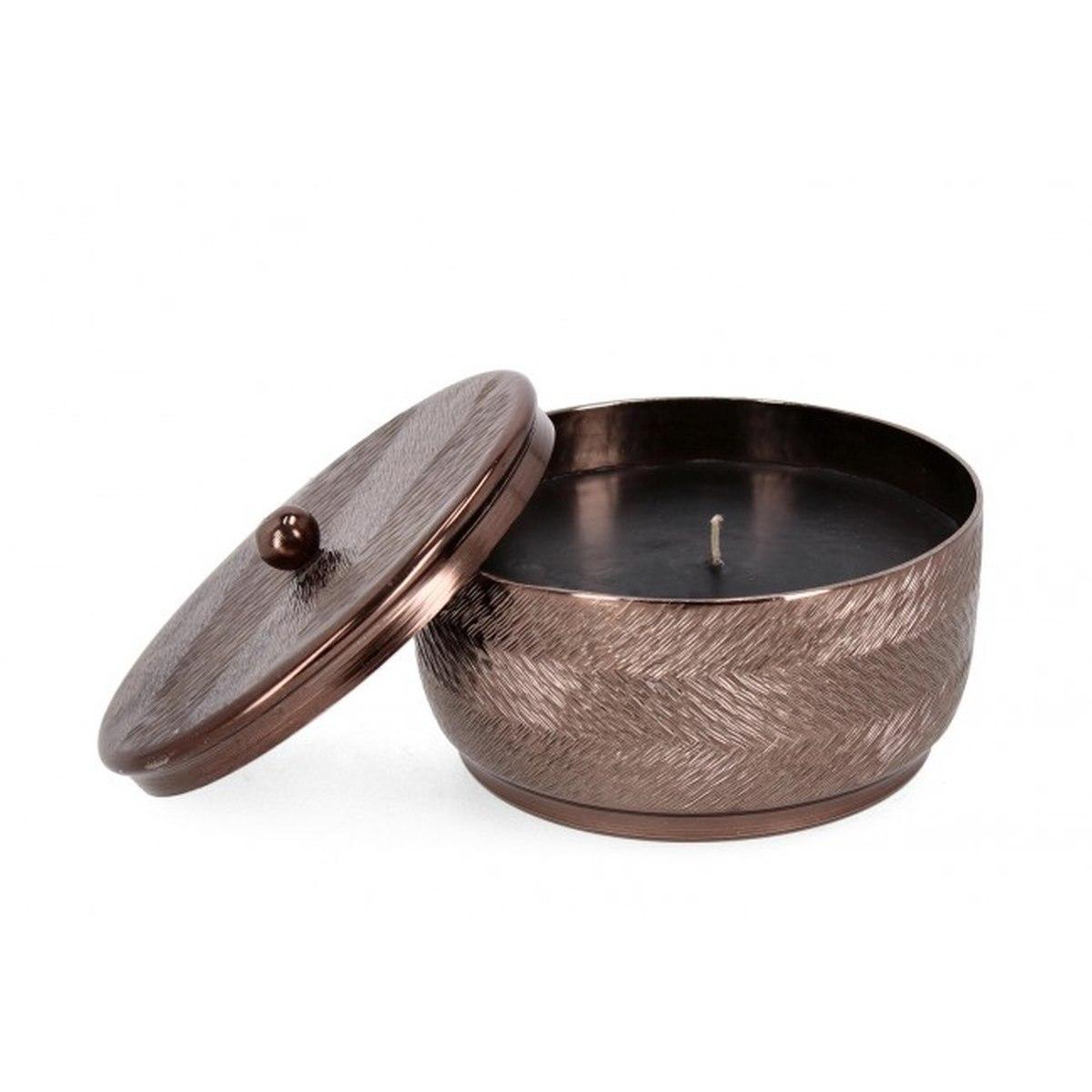 Candela con Coperchio Clamp Bronzo cm.Ã?16 | Bizzotto