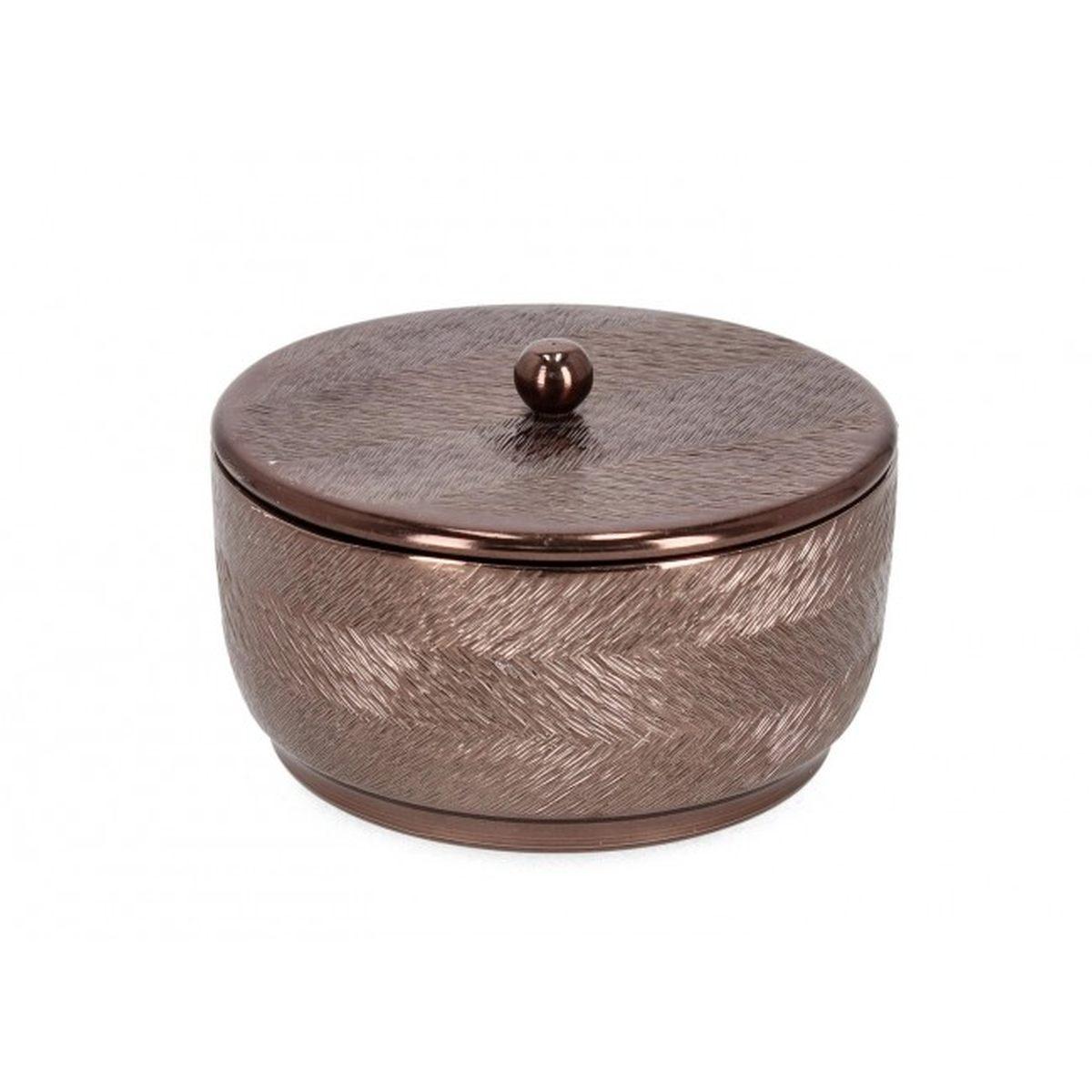 Candela con Coperchio Clamp Bronzo cm.Ã?16 | Bizzotto