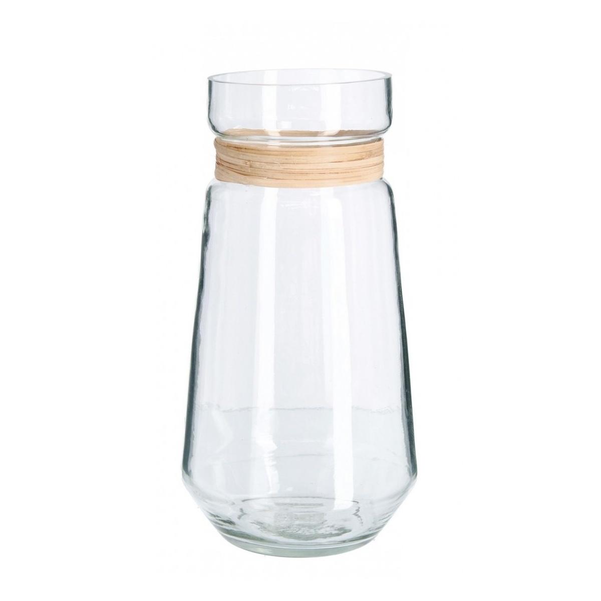 Vaso Zhob Vetro Naturale cm.H28 | Bizzotto