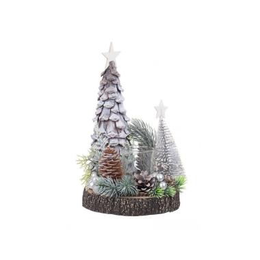 Portacandela 1P Abel To Argento | Bizzotto