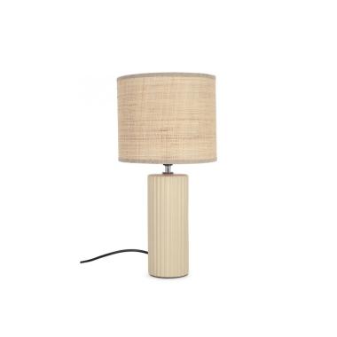 Lampada Tavolo Adhara Beige cm.H42 | Bizzotto