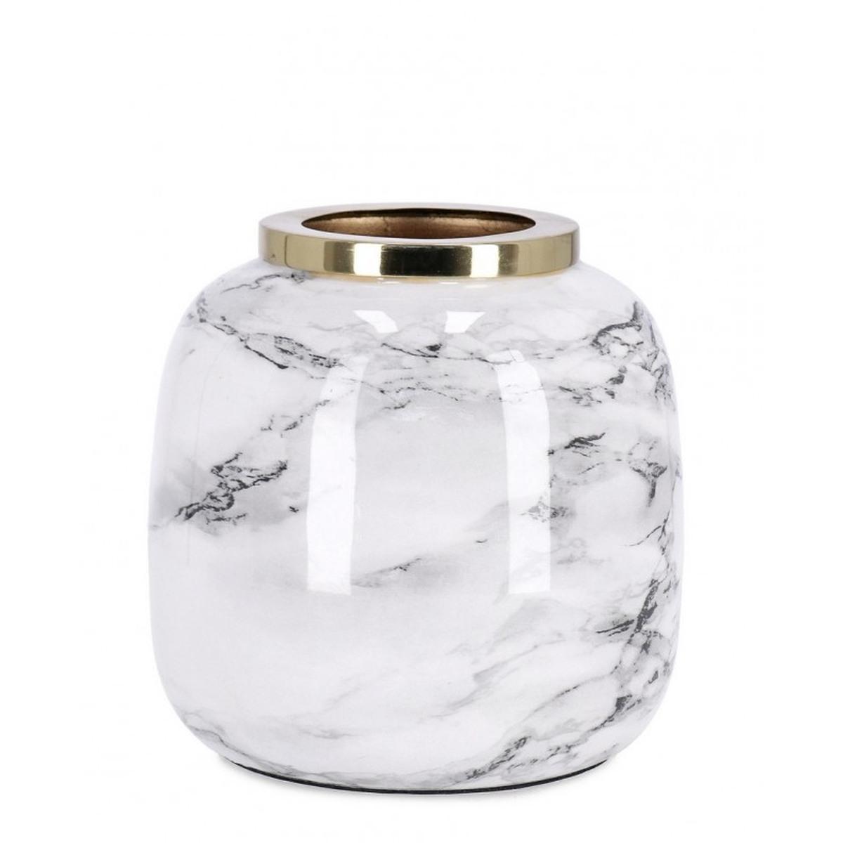 Portavaso Marsha Bianco cm.H17 | Bizzotto