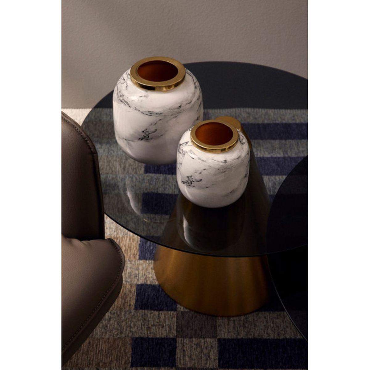 Portavaso Marsha Bianco cm.H17 | Bizzotto