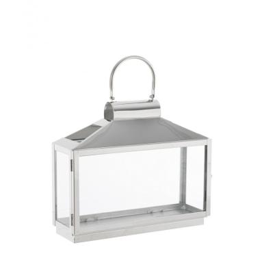 Lanterna Nilak Argento cm.H27.5 | Bizzotto