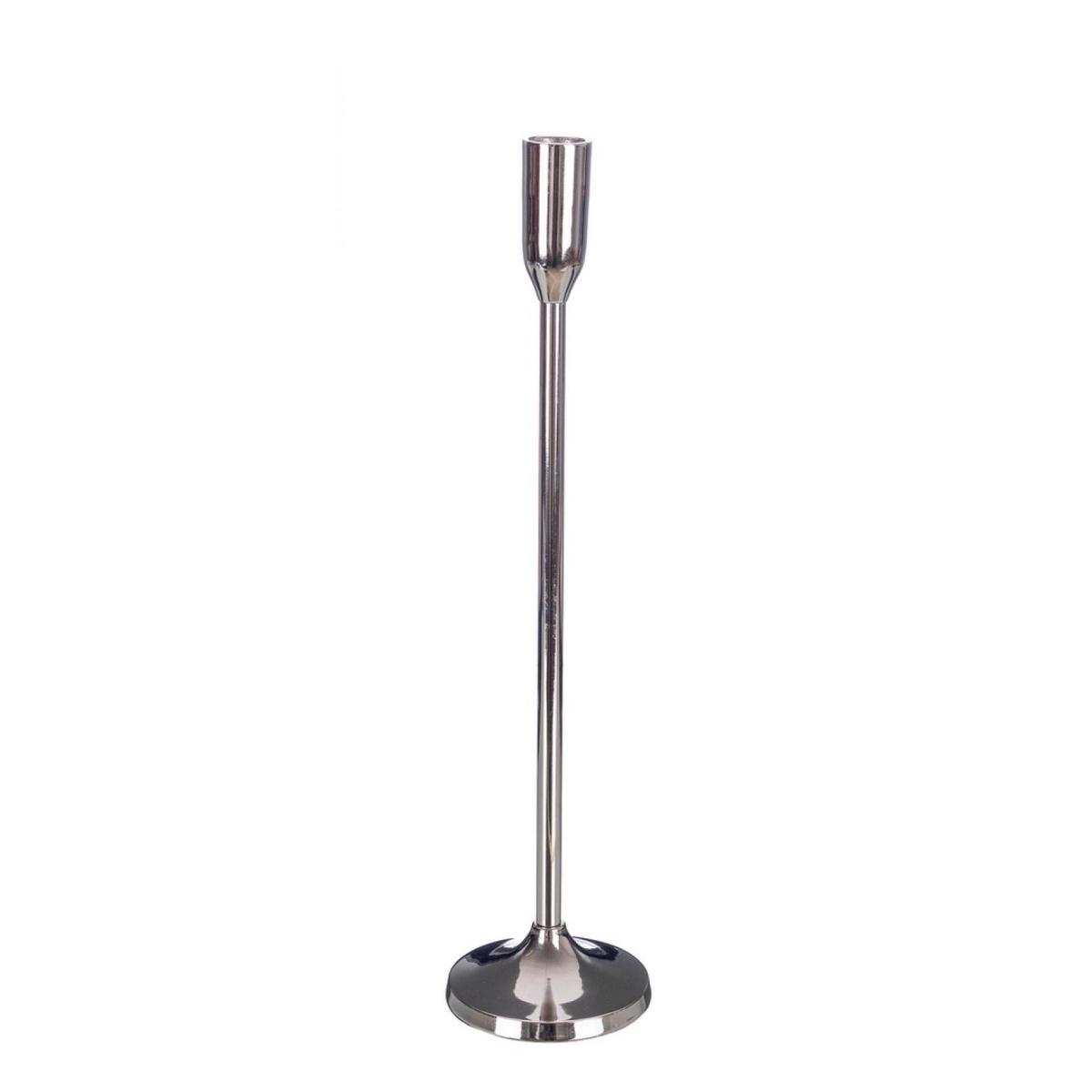 Candelabro Elegantly 1 Fuoco Argento cm.H44 | Bizzotto