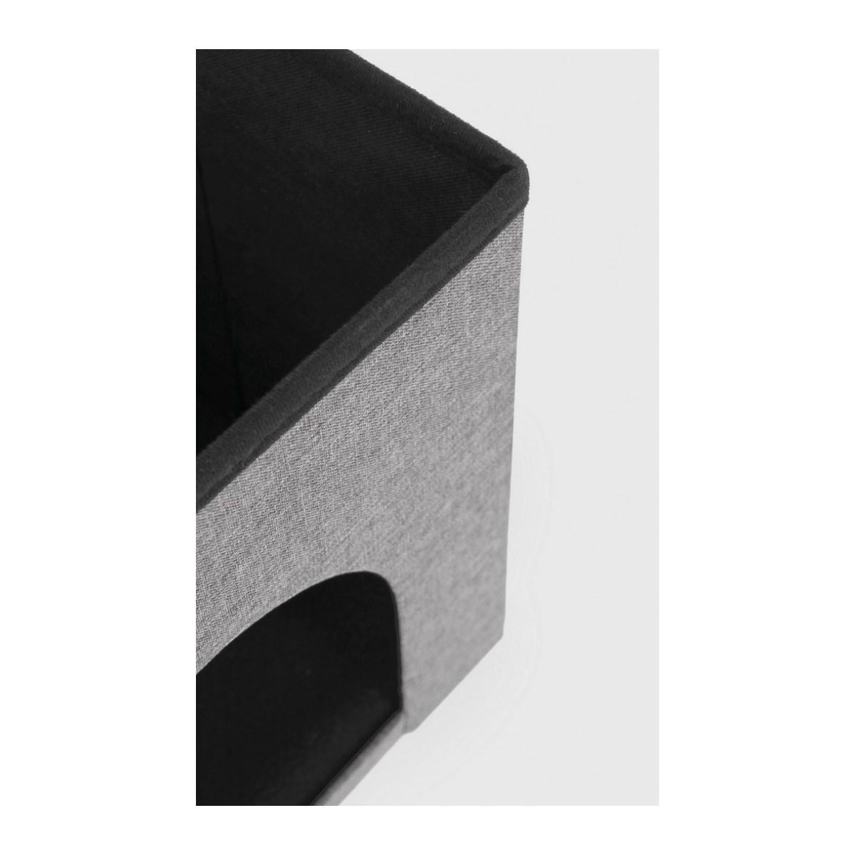 Cuccia Pieg. Leopold Quadro Grigio 38x38 | Bizzotto