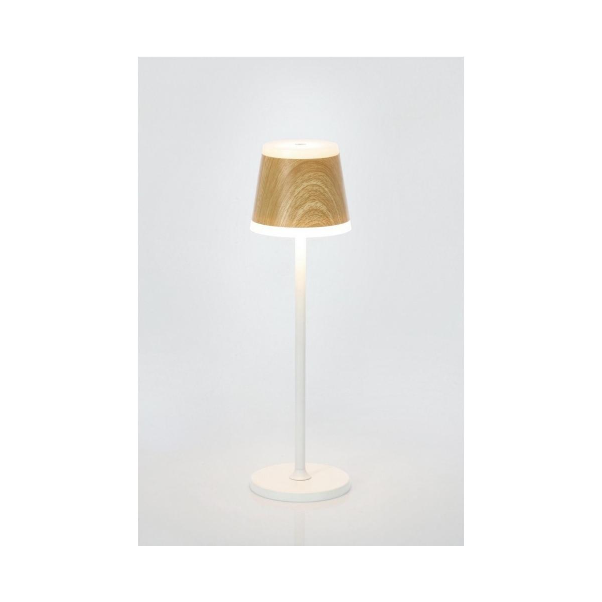 Lampada Tavolo LED Klara Bia-Nat cm.H38,5 | Bizzotto