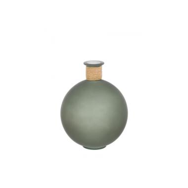 Vaso Rotang Bomb Vetro Verde cm.H25 | Bizzotto