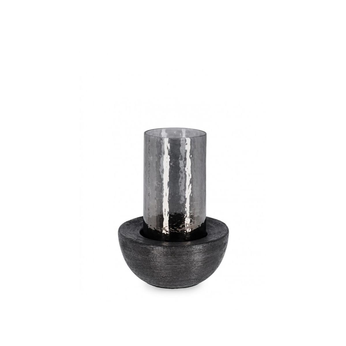 Portacandela Varanasi Nero cm.H21,5 | Bizzotto