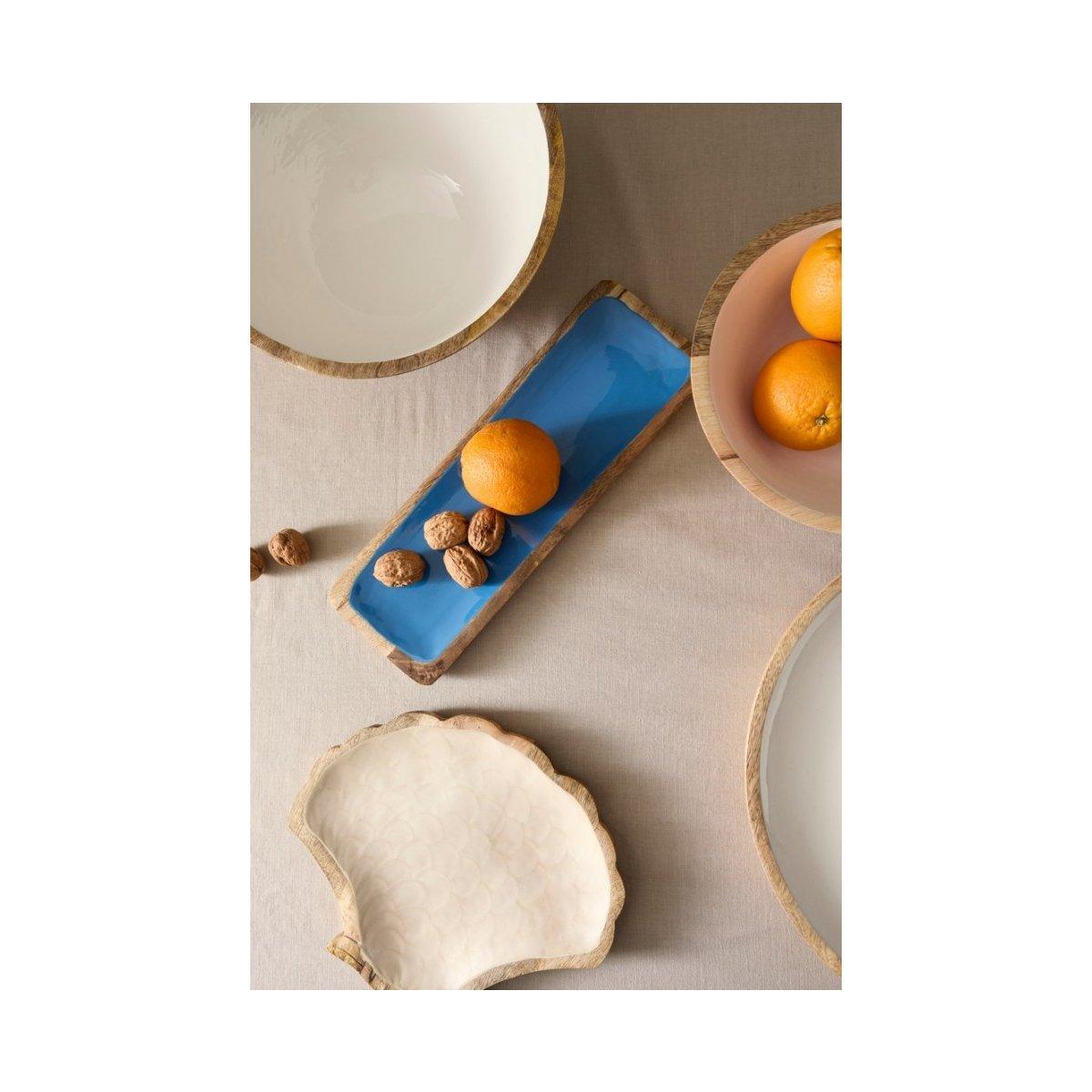 Vassoio Set pz.2 Knossos Rettangolare Blu | Bizzotto