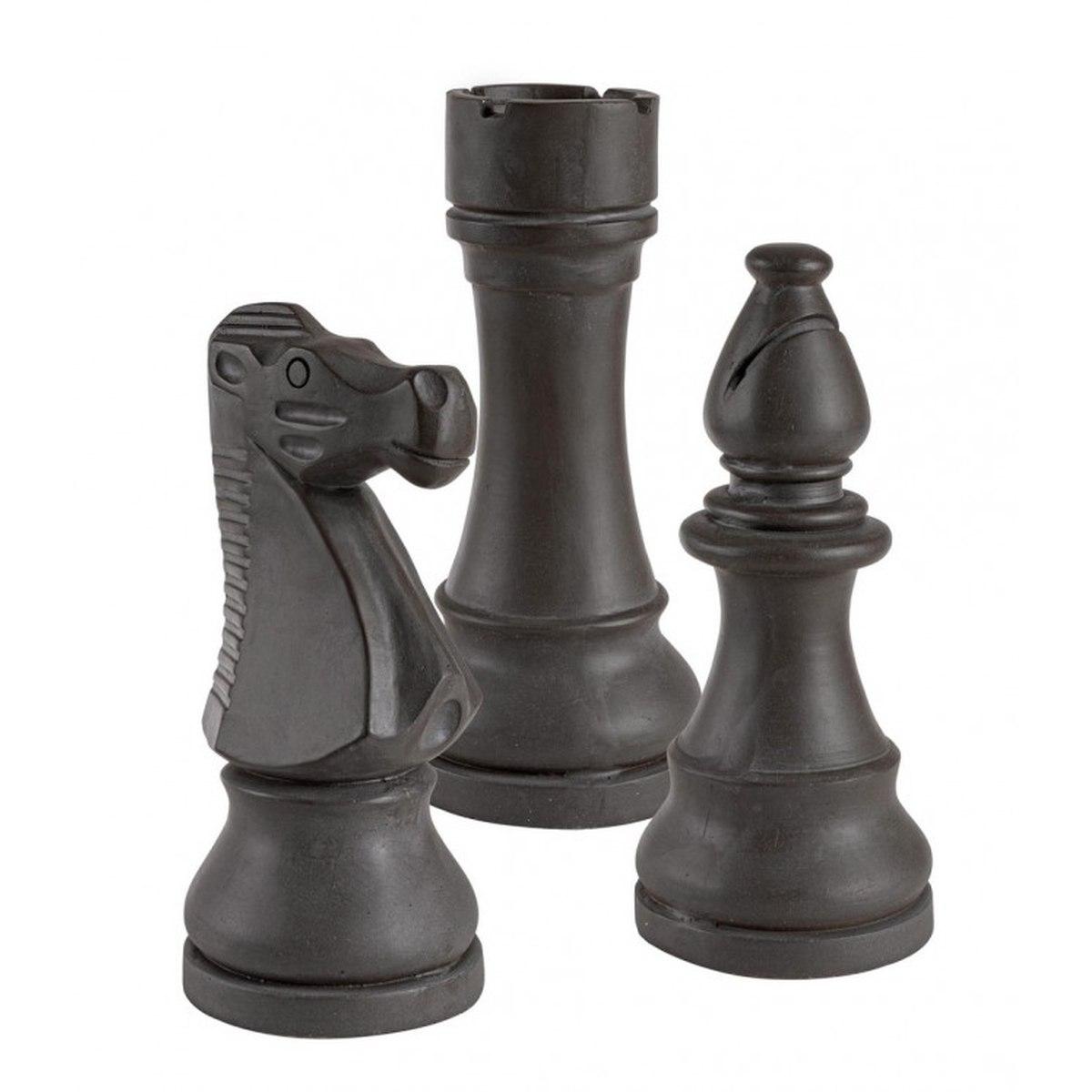 Decorazione Chess Antracite Assortito 3 Modelli | Bizzotto