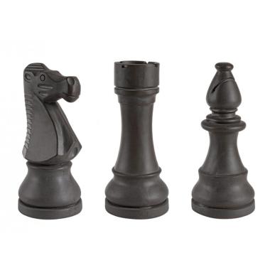 Decorazione Chess Antracite Assortito 3 Modelli | Bizzotto