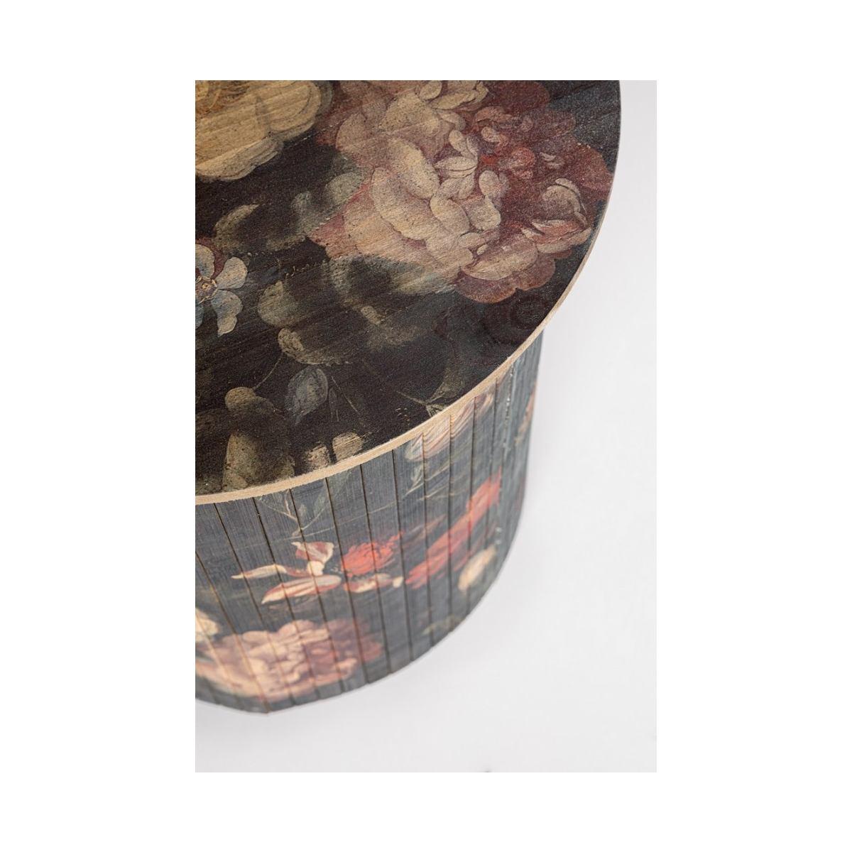 Tavolino Sayuri Bamboo Tondo cm.Ã?40x40H | Bizzotto