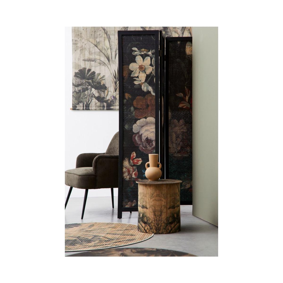 Tavolino Nariko Bamboo Tondo cm.Ã?40x40H | Bizzotto