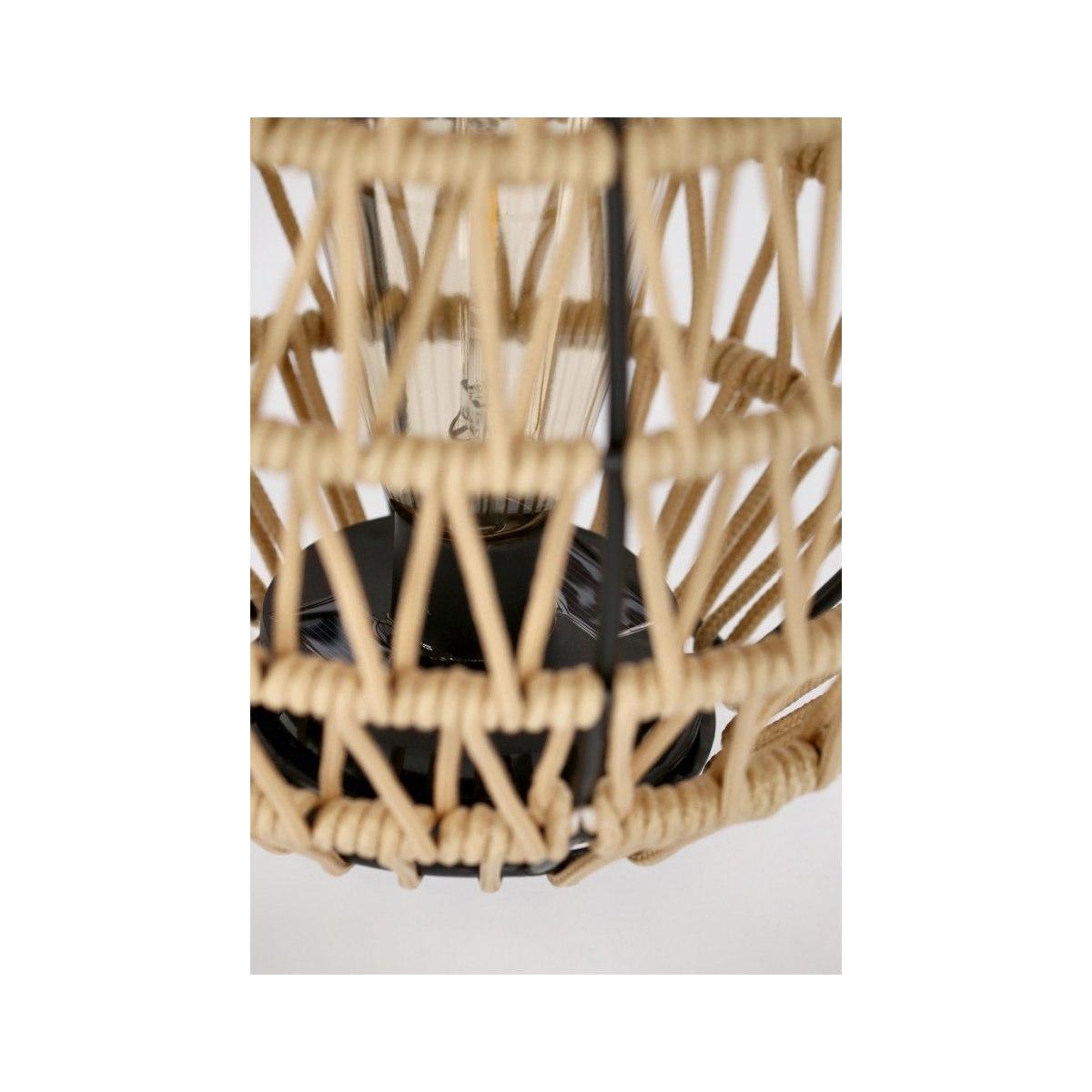 Lanterna Solare Nikhita Bomb Natur cm.Ã?21,5 | Bizzotto